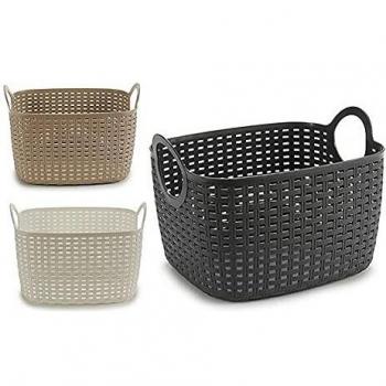 BigBuy Home S3602784 Cesto, 21 x 19.5 x 30.5 cm