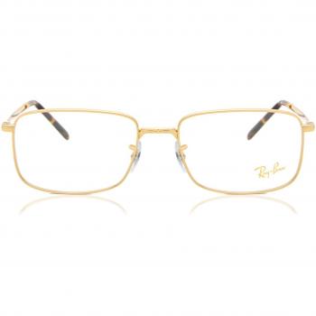 Ray-Ban RX3717V Asian Fit Eyeglasses - Gold Frame, Size 54, Blue Light Block Available