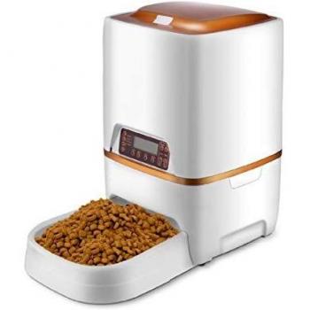 Sailnovo Dispensador Automático Comida Gatos Comederos automáticos de Mascotas para Perros y Gatos 6L