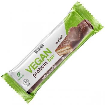 Weider Vegan Protein Wafer Bar Sabor Chocolate Salado 12 Unidades