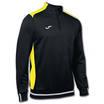 Joma Campus II Sudadera, Hombres, Negro-Amarillo-109, 5XS