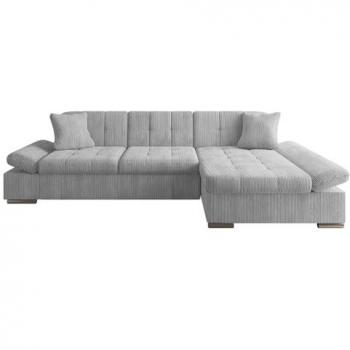 Sofá rinconero Comfivo 152 con función de descanso y caja de ropa de cama, 278x161x76cm