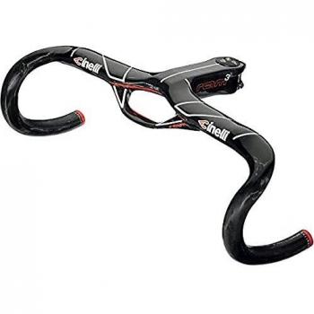 Cinelli – Sistema antivibración RAM 3 Barra de Carbono/Tallo Combo, Color Negro, tamaño 42cm/110mm