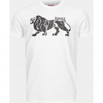Camiseta Lonsdale Endmoor de Manga Corta Blanca 2XL para Hombre