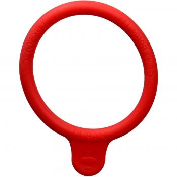 DURAN 292432818 Anillas Marcadas en Silicona, para GL45 DURAN Frascos para Laboratorio, Rojo