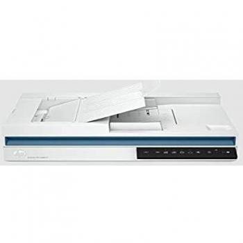 Escáner Profesional HP ScanJet Pro 2600 F1 con Alimentador Automático de Documentos ADF y Dúplex A4 USB