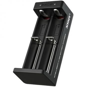 Cargador de batería Li-ion 18650 USB-C XTAR MC2 - 2 ranuras con indicador de nivel de carga