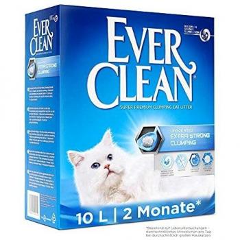 Ever Clean® Extra Strength Unscented Clumping Cat Litter - Economy Pack: 2 x 10L