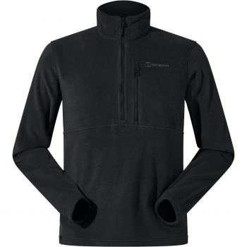 Berghaus Men's Prism Half Zip Fleece Jacket - Black, XXX-Large