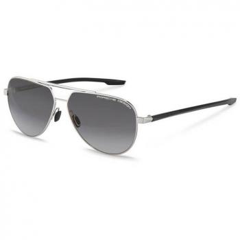 Porsche Design P8935 D Men's Sunglasses Silver Size 62