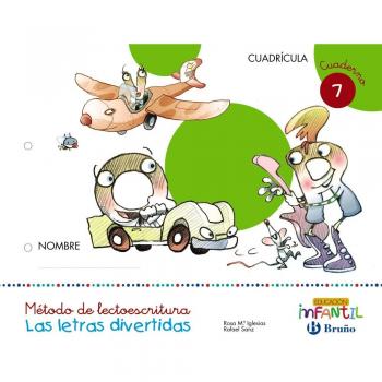Las letras divertidas Cuadrícula Cuaderno 7 - 9788469612576