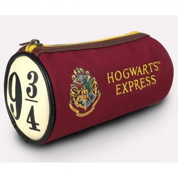 HARRY POTTER Neceser Hogwarts Express 9 3/4 rojo, 100% poliéster, con cremallera.