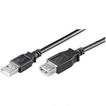Goobay 68904 USB 2.0 Hi-Speed Extension Cable A-A, 3m, Black