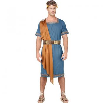 Widmann Disfraz de Emperador Romano Azul para hombre