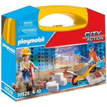 Maletín de Construcción PLAYMOBIL 70528 con Accesorios y Figuras - Edad Recomendada: +4 años