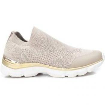 Zapatilla de mujer Xti 142454 beige con cordones
