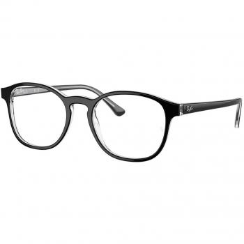 Ray-Ban RX5417F Asian Fit 2034 Gafas Recetadas para Hombre Negros