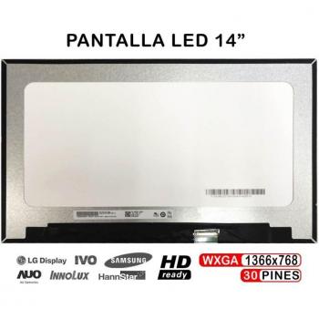 Pantalla LED de 14 para portátil NT140WHM-N45 30 pines