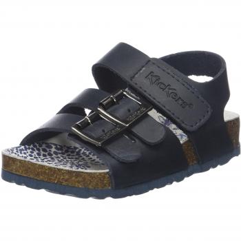 Kickers MAGINATION, Sandalias con Punta Abierta para Niños, Azul