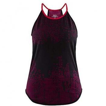 Craft Core Fuseknit Singlet para Mujer, Mujer, 1907029-999735-5, Negro/Mermelada, M