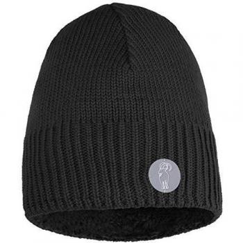 ALPIDEX Gorro Punto Invierno Mujer Hombre Caliente Banda Interior Suave Gorro Tejido, Color:Negro
