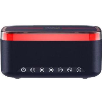 Altavoz Bluetooth Red Bull Racing RB-SK300 con Radio FM, Despertador, Carga Inalámbrica, Luz LED Multicolor y Batería de 1200 mAh
