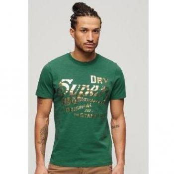 Superdry Camiseta Manga Corta Metallic Workwear Graphic