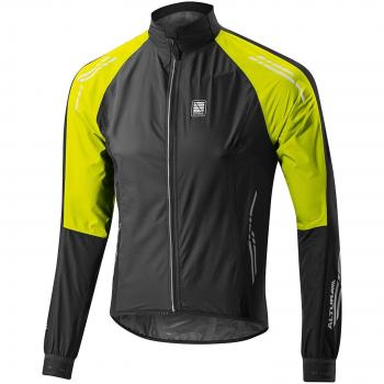 Chaqueta Impermeable Mtb Altura 2016 Podium Night Vision Negro-Neon Verde