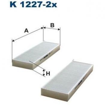 Filtron K1227-2x Calefacción para Automóviles