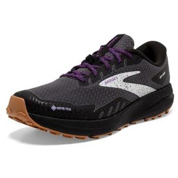 Brooks Divide 4 GTX Women's Trail Running Shoes - Dark Gray - Size 36.5