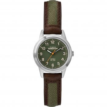 Reloj Timex Expedition Indiglo para Dama con Correa de Cuero TW4B12000