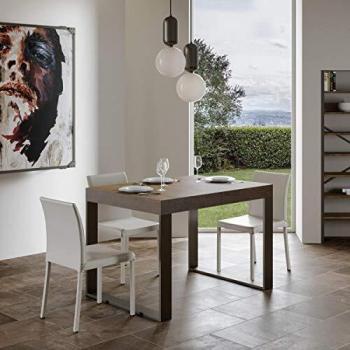 Mesa Extensible Tecno Premium 90x130/234 cm Nogal Estructura Antracita