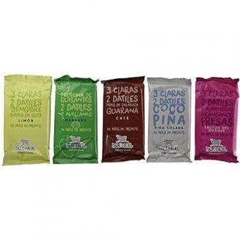 Barritas Energéticas Paleo 100% naturales – Altas en Proteína – Pack Ahorro 5 Sabores 15x55g