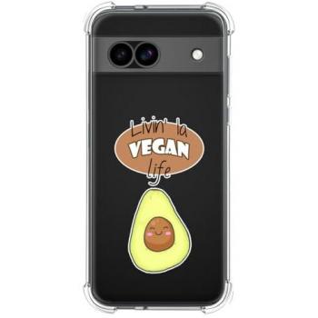 Funda Antigolpes de Silicona para Google Pixel 8a 5G con Diseño Vegan Life