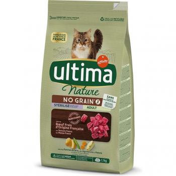 Ultima Nature No Grain Sterilized con Buey para Gatos - 1,1 kg