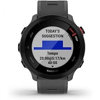 Garmin Forerunner 55 GPS Running Watch - Grey, Universal, Silver/Grey
