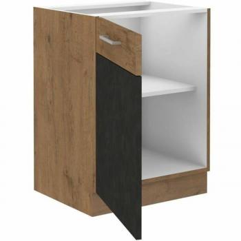 Mueble Auxiliar Melamina 60 x 82 cm Negro