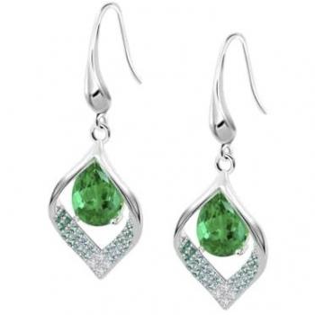 Pendientes Lotus Silver Colors LP3711-4/3 Plata, Mujer, acabado brillo, circonitas engastadas