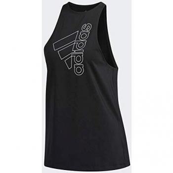 adidas Tech Bos Tank Camiseta sin Mangas, Mujer, Black/White, XL