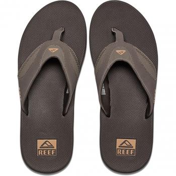 Reef Chanclas de Dedo Fanning Marrón - Hombre Adulto