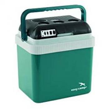Nevera eléctrica Easy Camp Chilly 12V/230V Coolbox 24L verde, isotérmica, 24 litros, unisex adulto, color azul petróleo