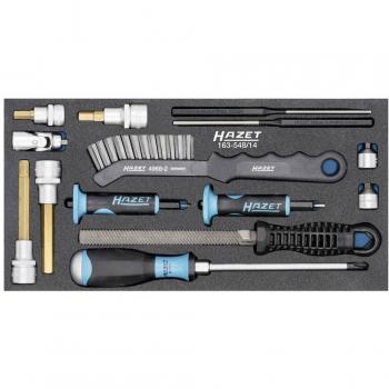 Juego universal para frenos Hazet 163-548/14 ∙ 342 mm x 172 mm ∙ Número de herramientas: 14