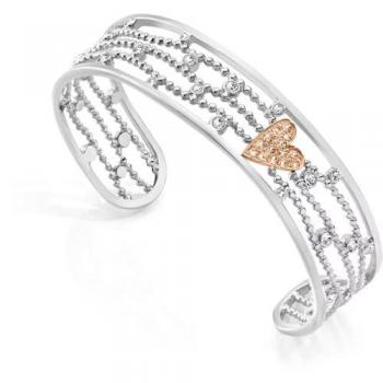 Pulsera Morellato Mujer SADA07 - Acero Plateado - Talla Ajustable con Diseño de Corazón