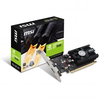 MSI GEFORCE GT 1030 2G LP OC Graphics Card '2 GB GDDR5, 1x DisplayPort, 1x HDMI, Boost Clock 1518MHz, Base Clock 1265MHz, Low Profile design, HTPC, Single Fan Cooling System, NVIDIA'