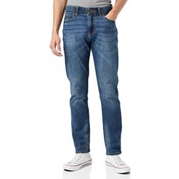 Lee Men's Maddox Extreme Motion Straight Fit Jeans 38W 30L Blue