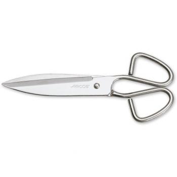 Arcos Serie Ecopro, Tijeras de Cocina, Acero Inoxidable 200 mm, Mango de Acero Inoxidable, Color Plata