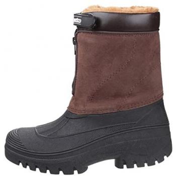 Cotswold Venture Women's and Junior Waterproof Synthetic Brown Wellington Boots