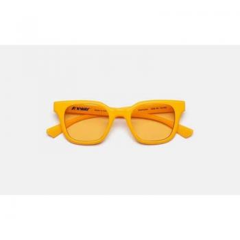 Kway Adventurier Yellow Men's Sunglasses Orange 49mm