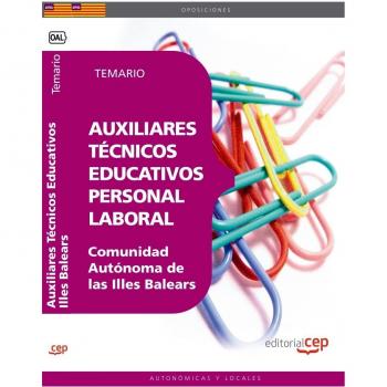 Auxiliares Técnicos Educativos. Personal Laboral Comunidad Autónoma de las Illes Balears. Temario