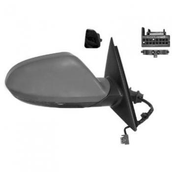 Espejo retrovisor VAN WEZEL 0342828 con diseño específico para vehículos, ajuste manual, vidrio convexo para mayor visibilidad, acabado en color negro y compatible con diferentes modelos de coches